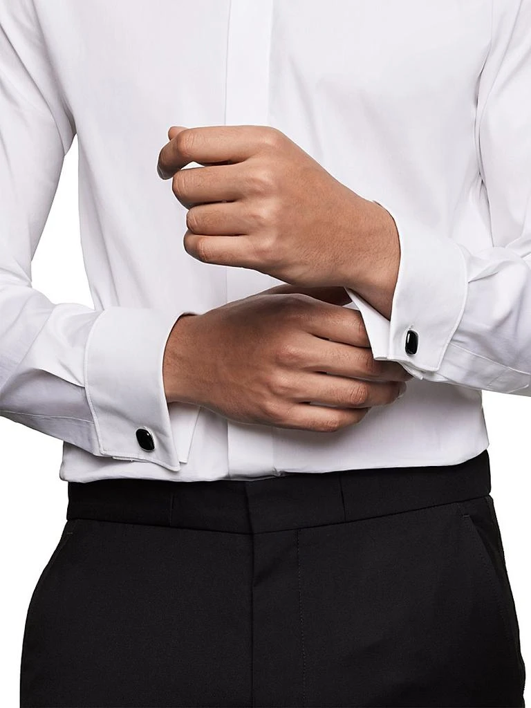 David Yurman Streamline Cushion Cufflinks in Sterling Silver, 17mm 2