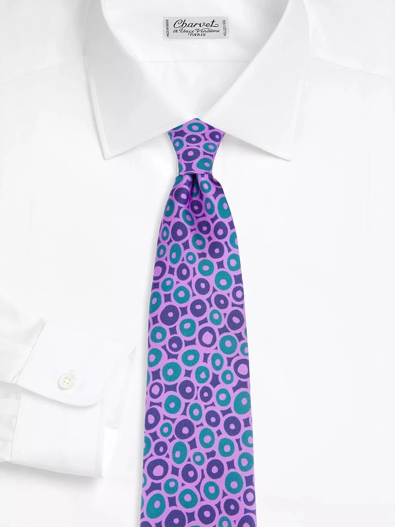 Charvet Coffee Bean Silk Tie 2