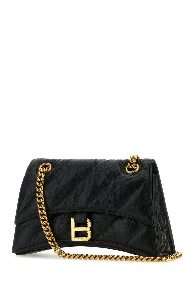 Balenciaga Black leather Crush S shoulder bag 1