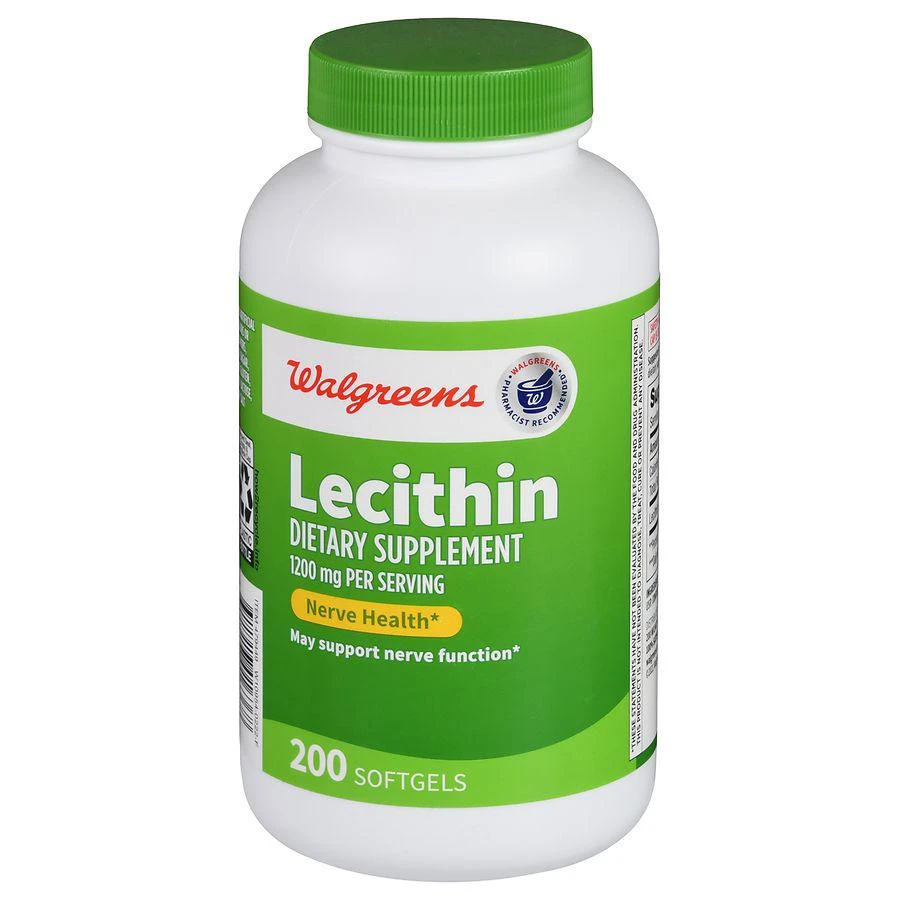 Walgreens Lecithin 1200 mg Softgels (200 days) 1