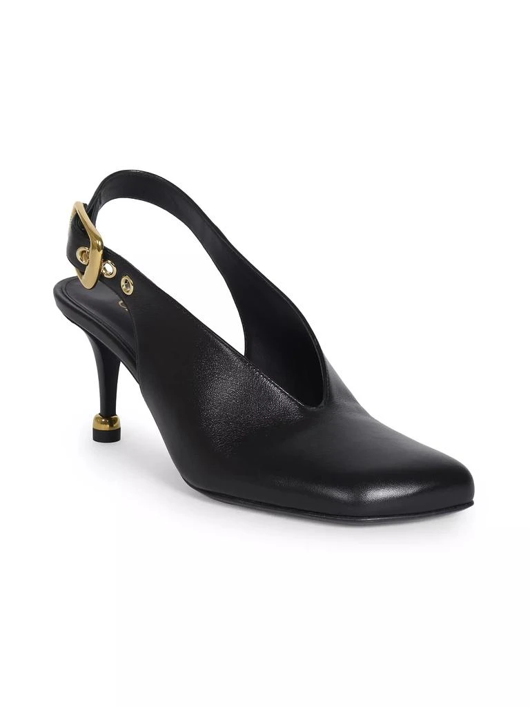 Chloé Andrea 70MM Leather Sling-Back Pumps 2