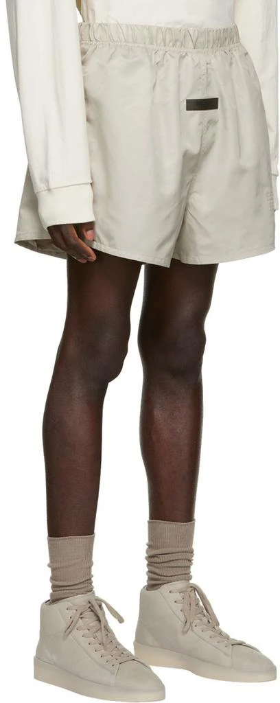 Essentials Gray Nylon Shorts 2