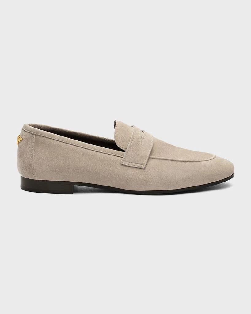 Bougeotte Flaneur Suede Flat Penny Loafers 1