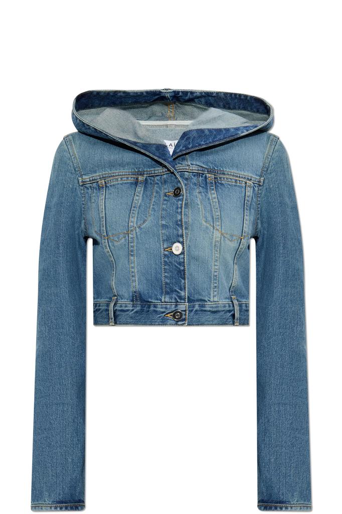 ジャケット ALAIA Round denim jacket Alaïa Round Racing Denim Jacket in Blue | endource