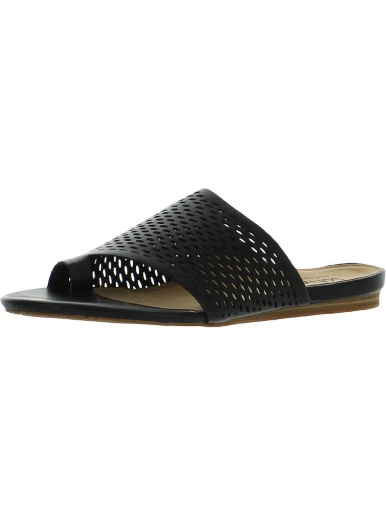 SoftWalk Corsica Womens Leather Flat Slide Sandals 7
