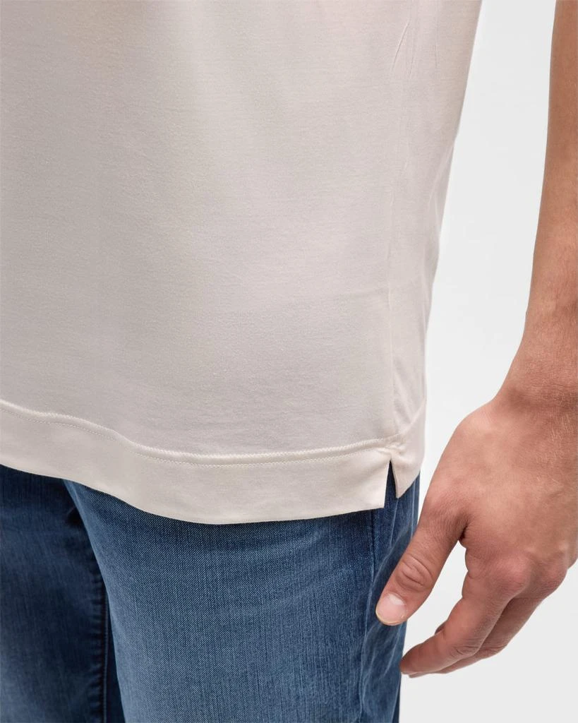Zimmerli Men's Lyocell Short-Sleeve Crewneck T-Shirt 5