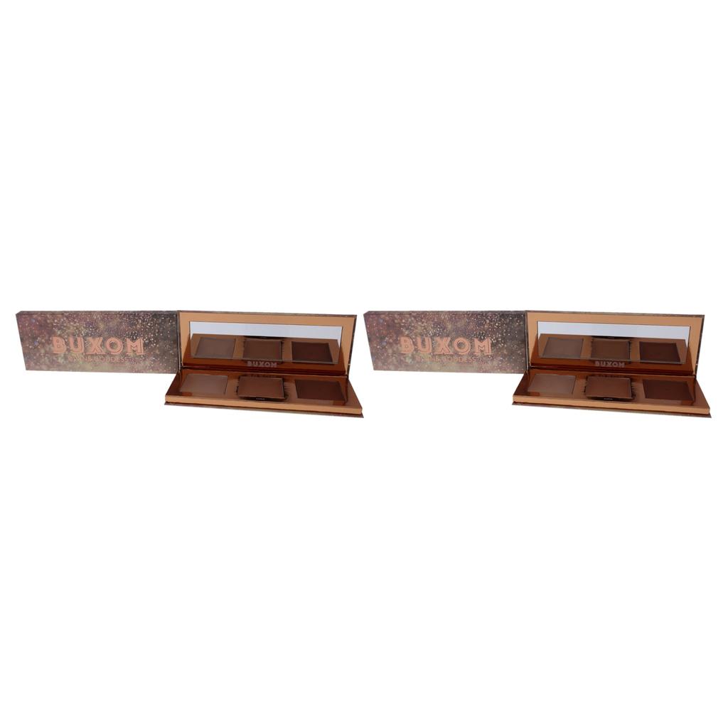 Buxom Cosmetics Divine Goddess Luminizing Highlighter Palette by Buxom for Women - 0.48 oz Highlighter - Pack of 2