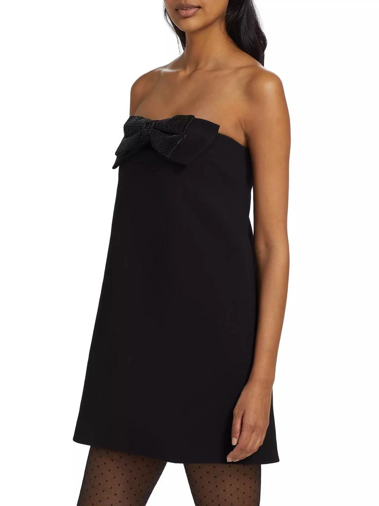 Self Portrait Diamanté Crepe Bandeau Minidress 4