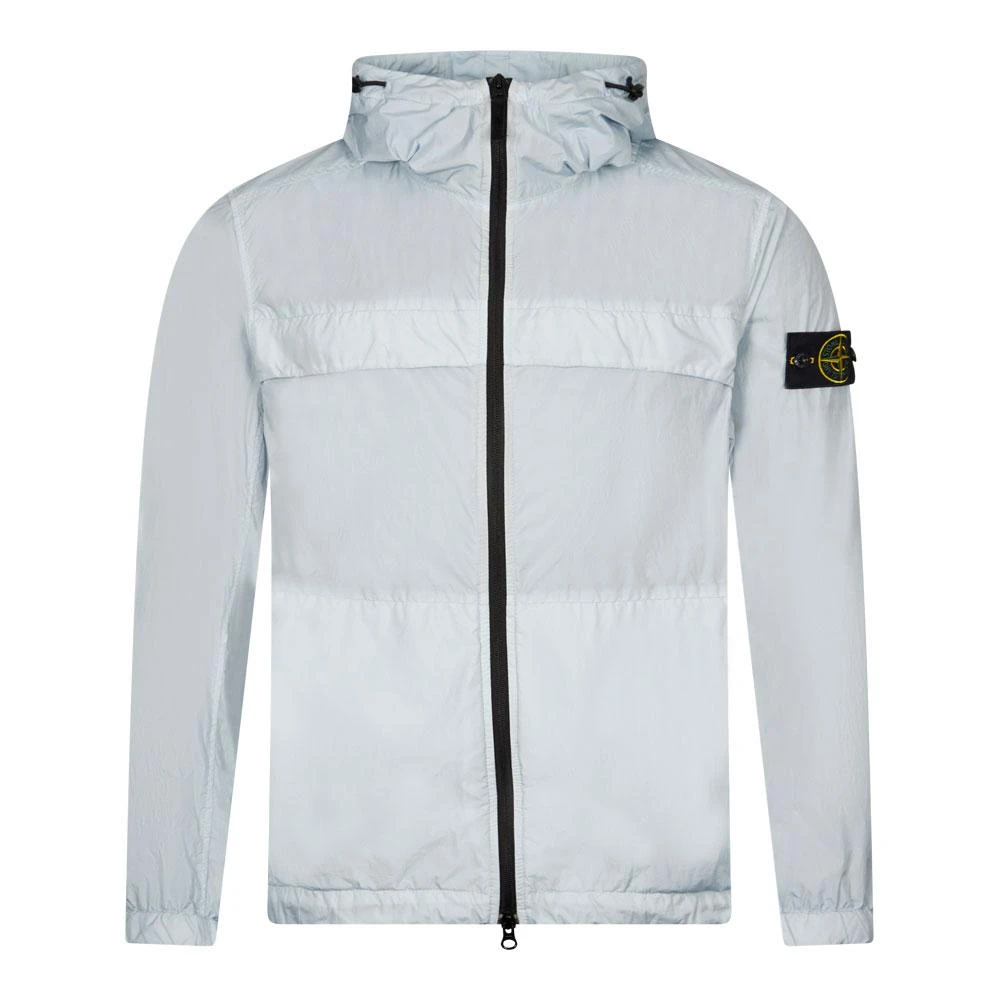 Stone Island Stone Island Crinkle Reps Hooded Jacket - Sky Blue 1