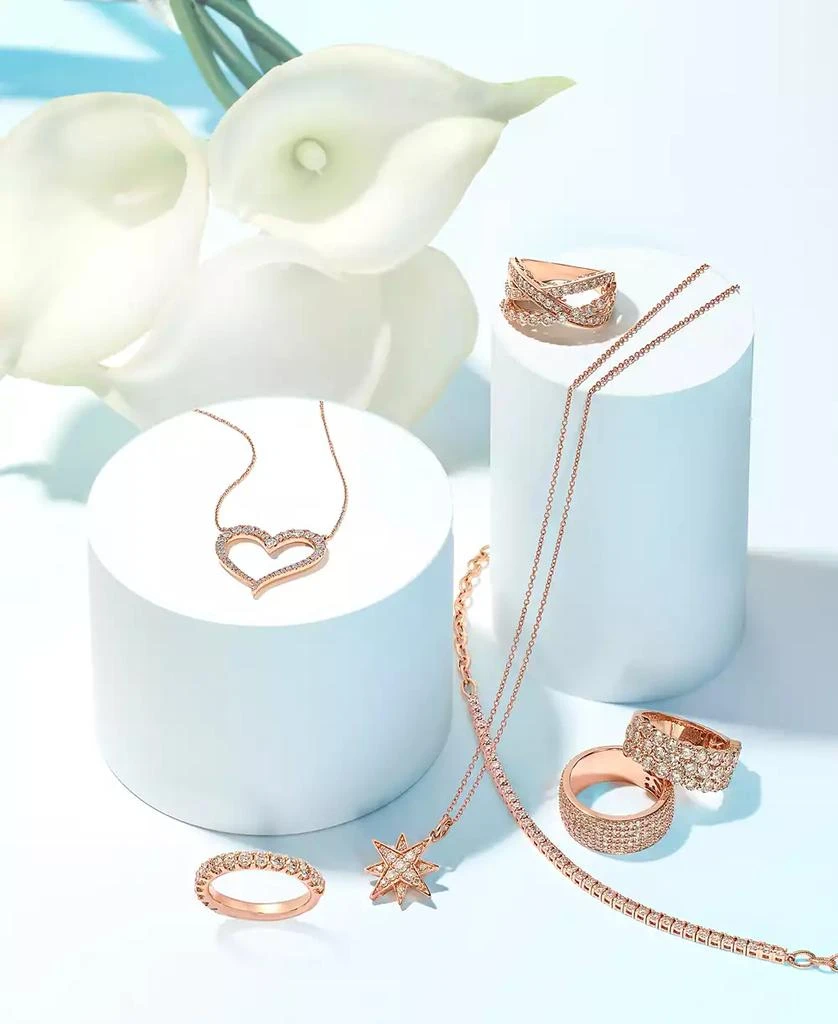 Le Vian Strawberry & Nude™ Diamond Star Pendant Necklace (1/4 ct. t.w.) in 14k Gold or Rose Gold 3