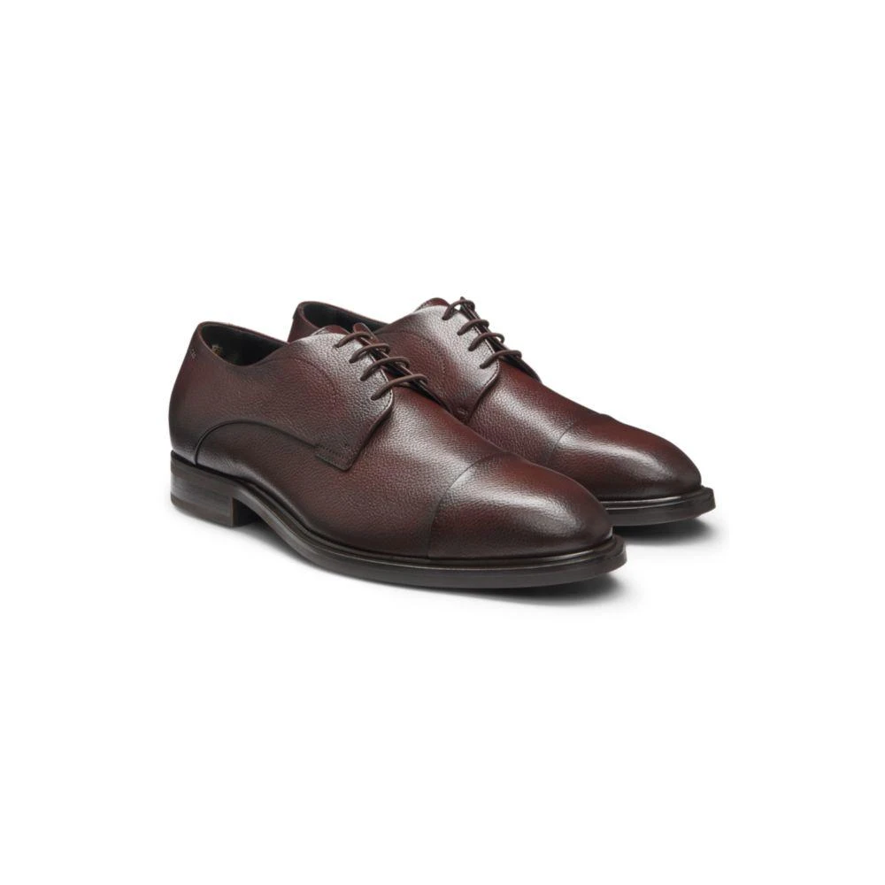 brown striped dress shirt Dress Shoe Plain Toe Blucher Brown Antique E (Wide) / 10 main image 0