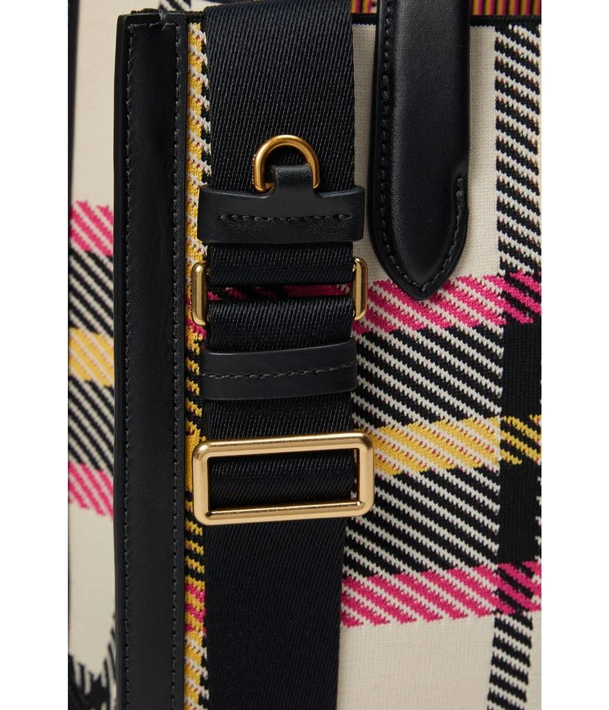 Kate Spade Manhattan Museum Plaid Knit Jacquard Small Tote 4