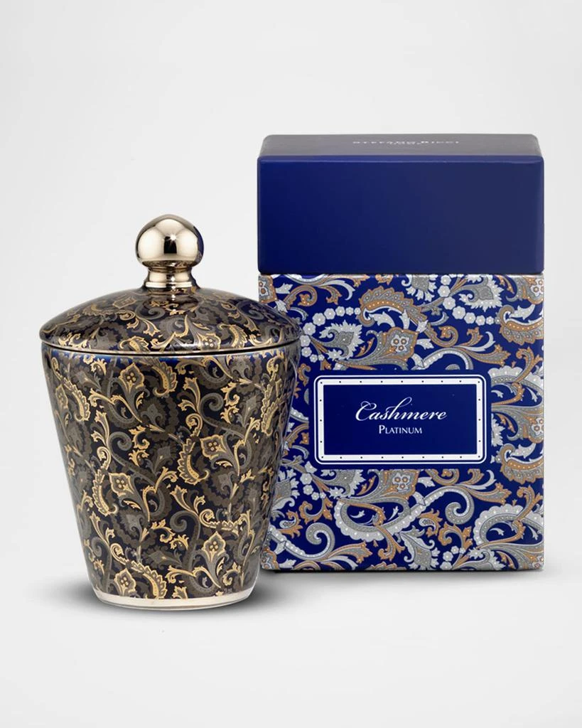 Stefano Ricci Multicolor Paisley Royal Eagle Black Candle