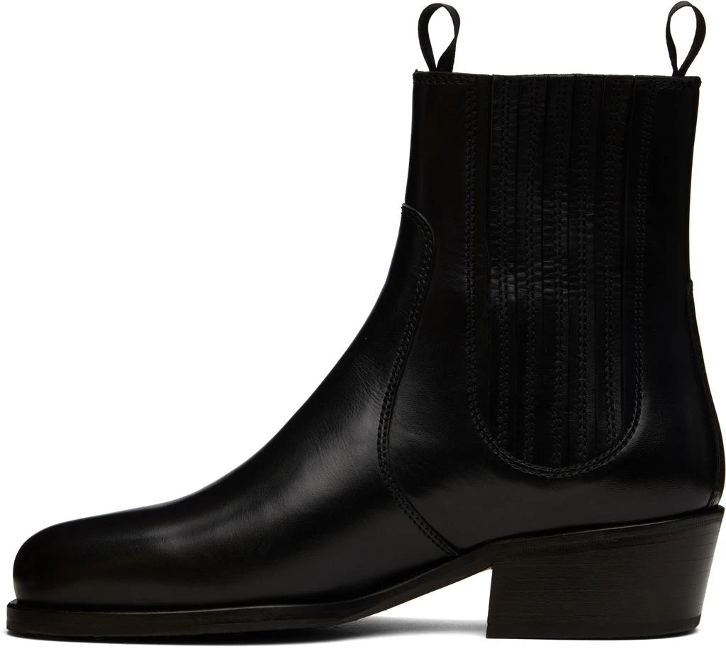 Lemaire Black Leather Chelsea Boots 3