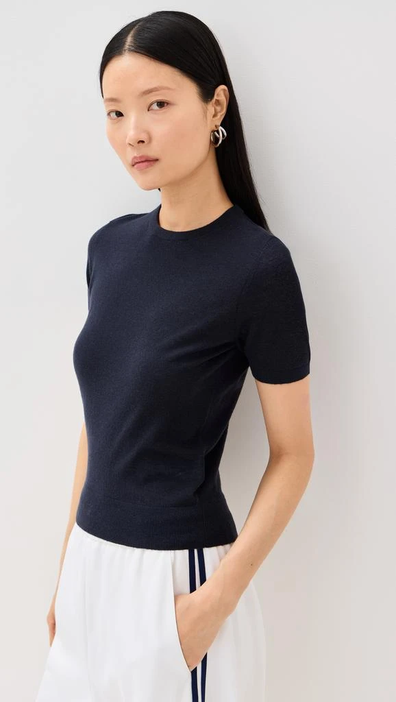 Tibi Skinlike Mercerized Wool Shrunken Tee 3