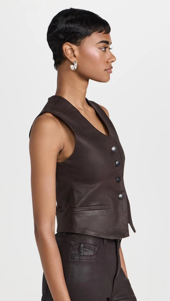 DL1961 Tailored Coated Denim Vest 3