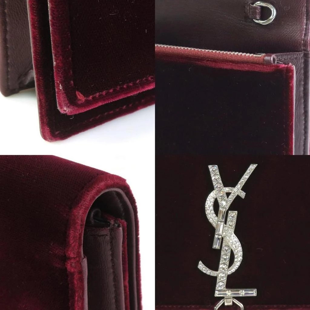 Yves Saint Laurent Velvet Shoulder Bag (Pre-Owned) 4