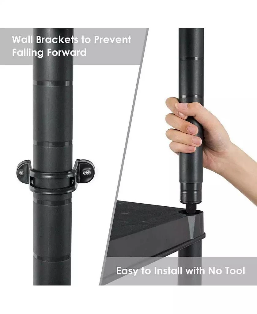 Ecooso 5-Tier Storage Shelving Freestanding Heavy Duty Rack 7