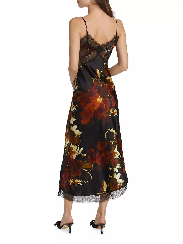 Nicholas the Label Juliette Lace-Trimmed Floral Midi-Dress 5