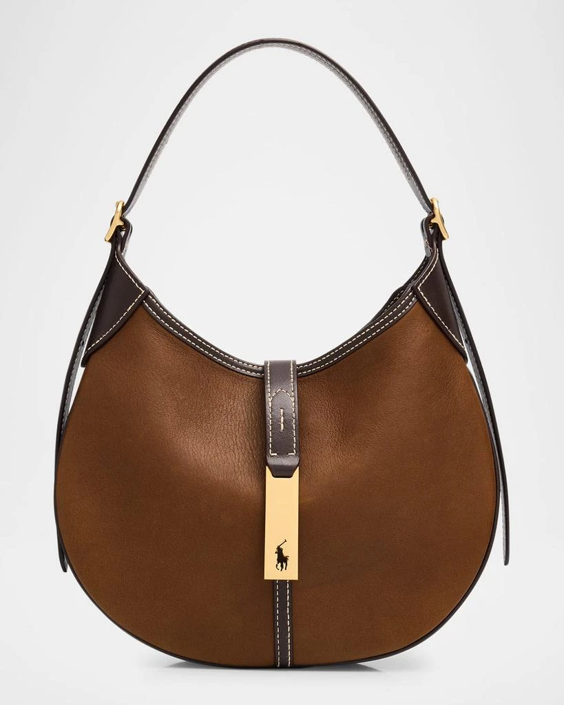 Ralph Lauren Polo ID Leather Small Shoulder Bag