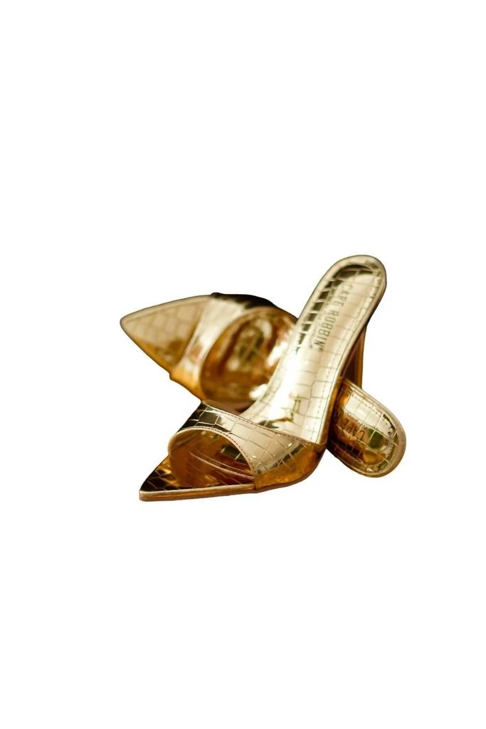 Cape Robbin Women's 24K Chic Slide Sandals In Golden 1
