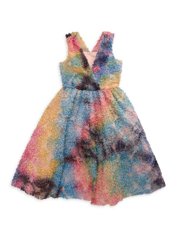 Christian Siriano Girl's Multi Tiered Ombré Gown 1