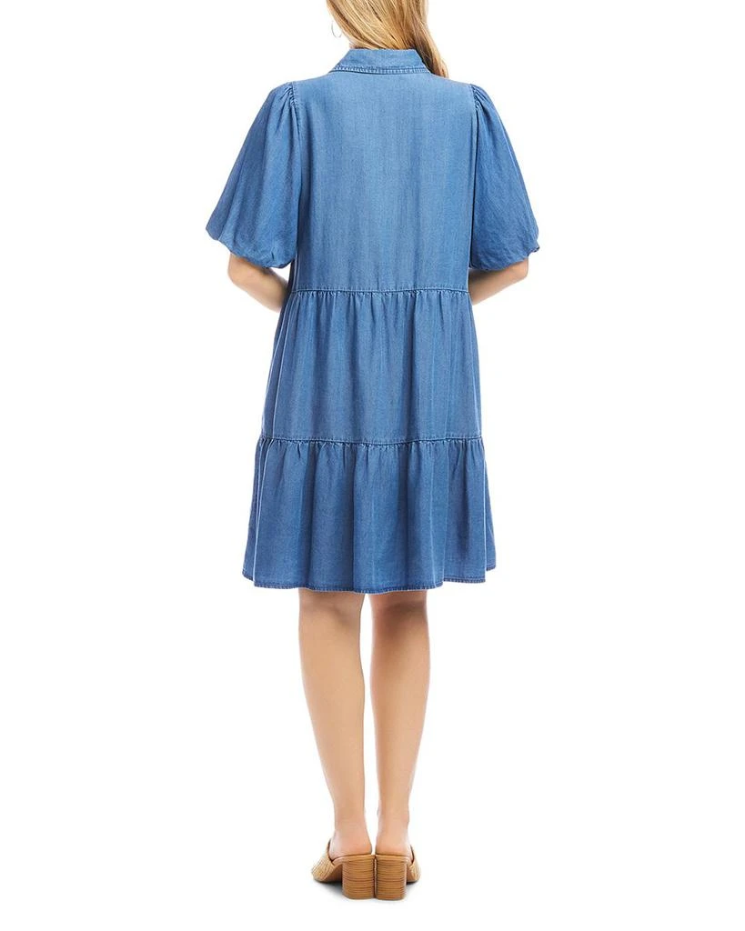 Karen Kane Puff Sleeve Tiered Shirtdress 3