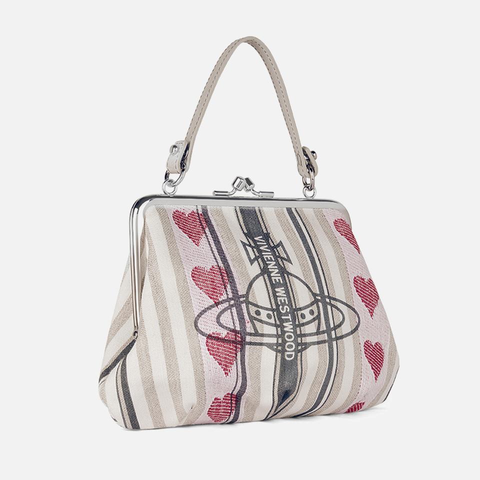 Vivienne Westwood Vivienne Westwood Granny Linen-Blend Frame Purse