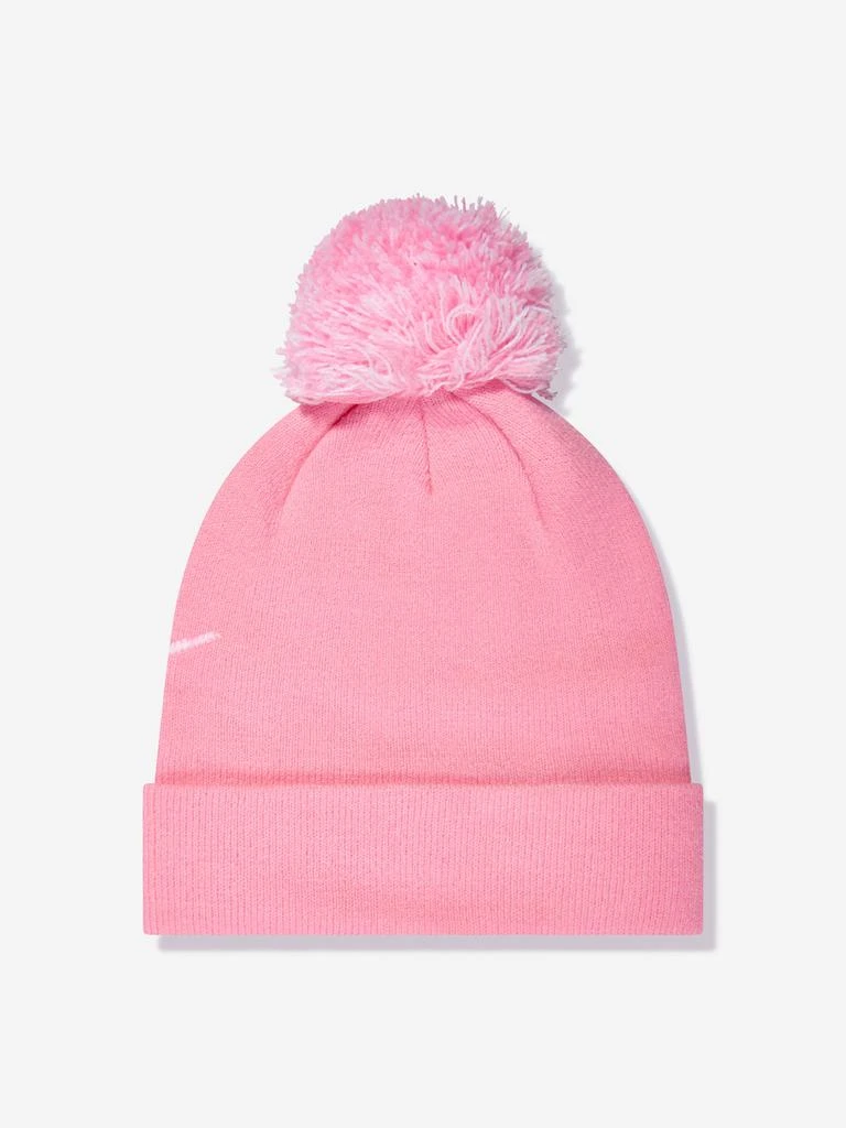 NIKE Nike Girls Swoosh Pom Beanie and Glove Set in Pink 3