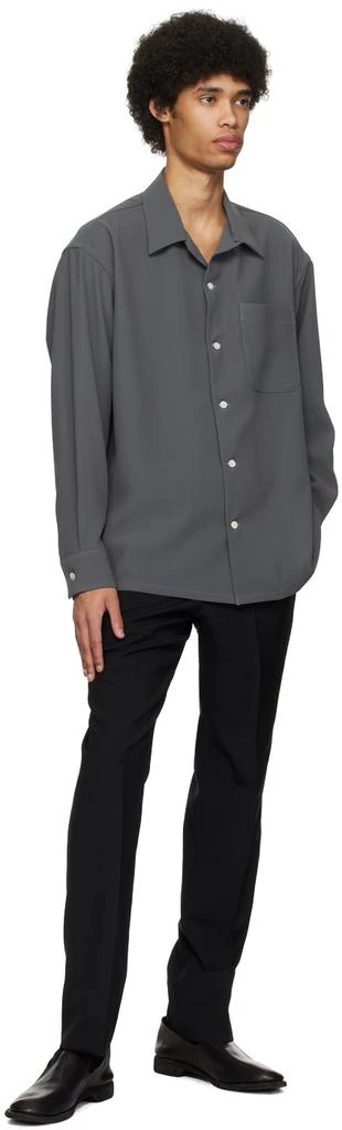n.hoolywood Gray Patch Pocket Shirt 4
