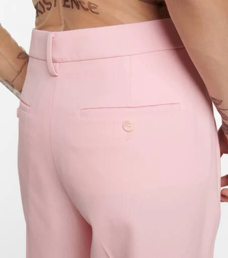 Burberry Mid-rise slim wool pants 5