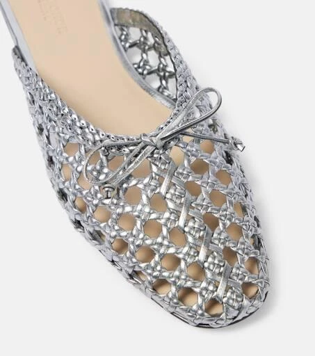 Le Monde beryl Regency woven leather mules 5