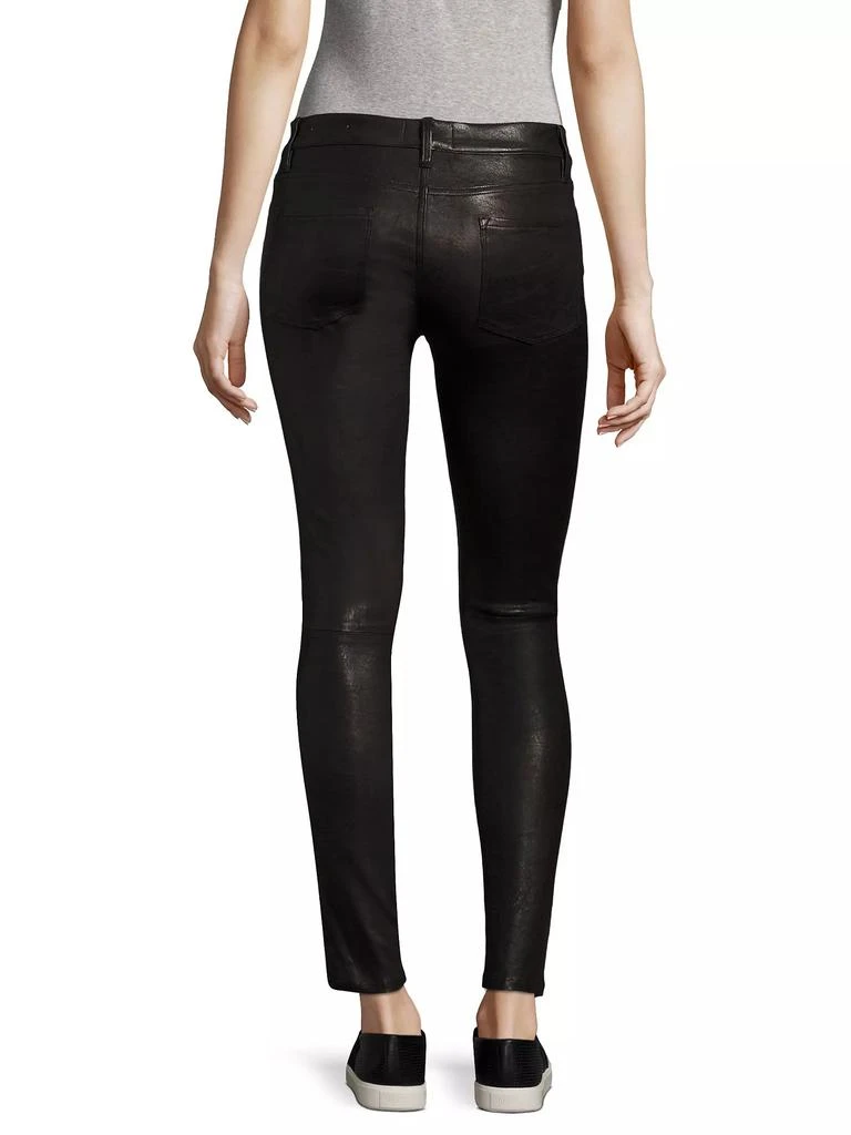 FRAME Le Skinny de Jeanne Mid-Rise Leather Pants 5