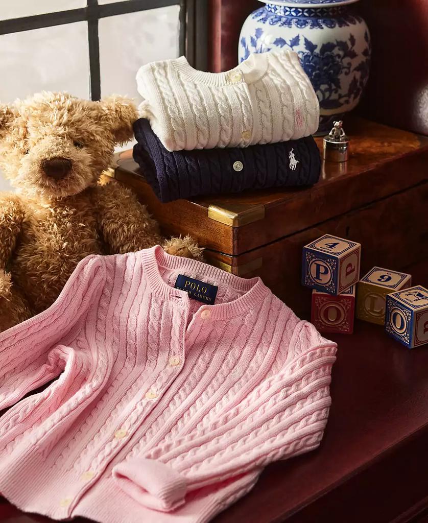 Ralph Lauren Big Girls Cable-Knit Cotton Cardigan