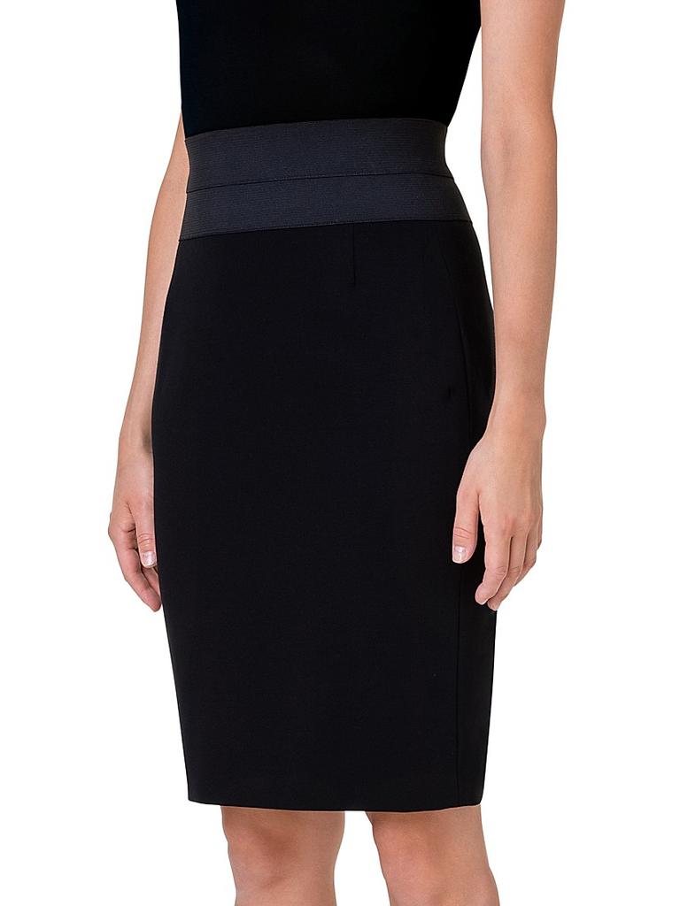 Shop Essentials High-Waist Pencil Skirt on Sale at
