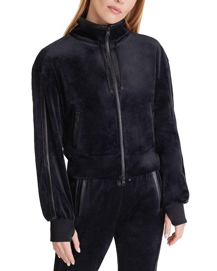 Blanc Noir Sporty Velour Jacket