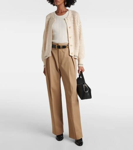 Varley Kris open-knit cotton cardigan 2