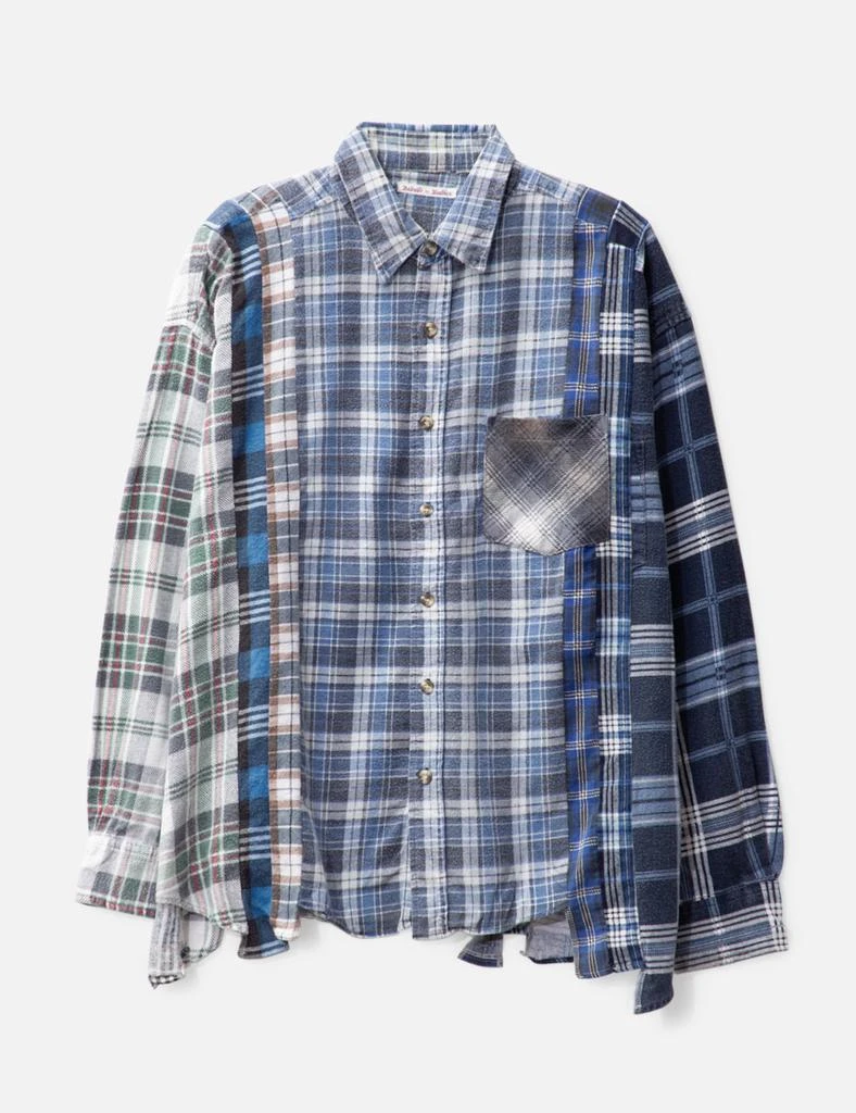 Needles 7 Cuts Wide Flannel Shirt 1