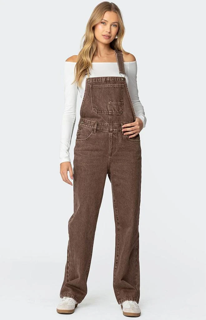 Edikted Rosemary Denim Overalls 3