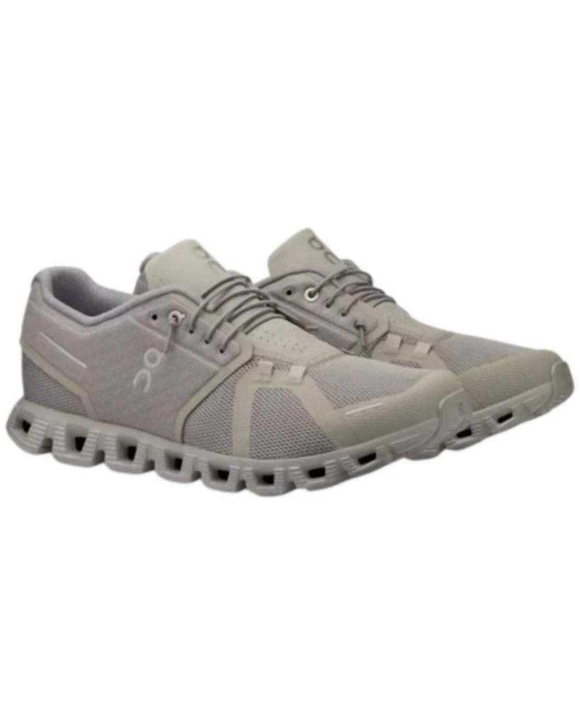 On Men's Cloud 5 Shoes In Fog/alloy 1