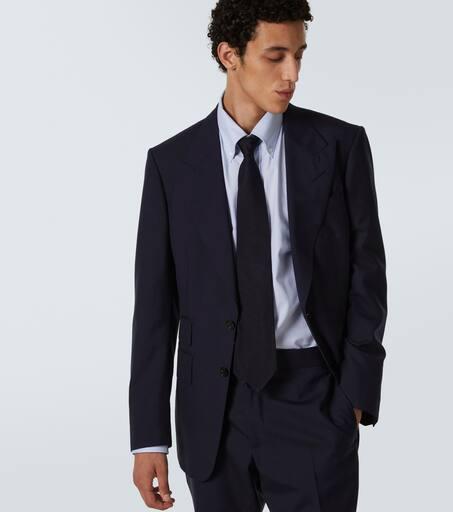 Thom Sweeney Silk grenadine tie
