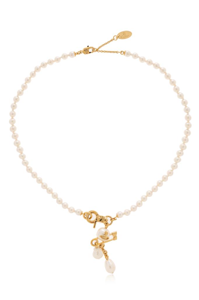 Vivienne Westwood Calista Faux Pearl Long Necklace - JEWELRY