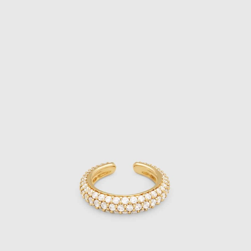 Tom Wood Tom Wood Women's Ear Cuff Slim Zirconia Gold 925 Silver/9K Gold - Gold 1