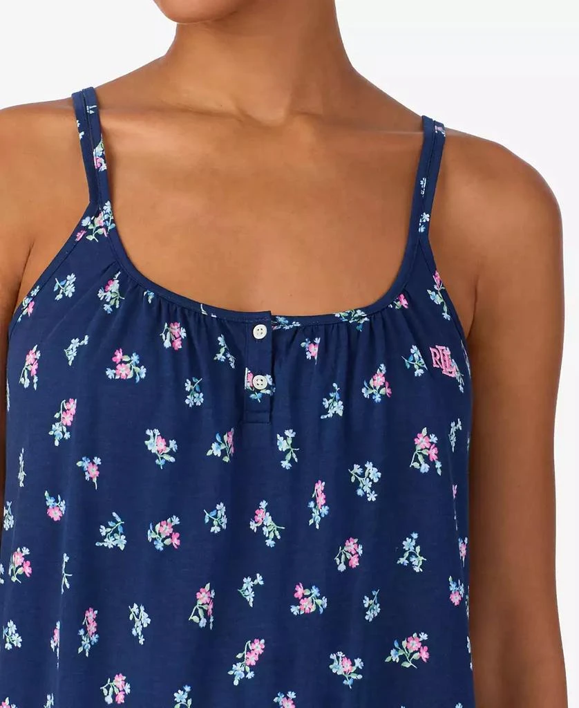 Ralph Lauren Women
s Double Strap Button Neck Sleep Gown 2