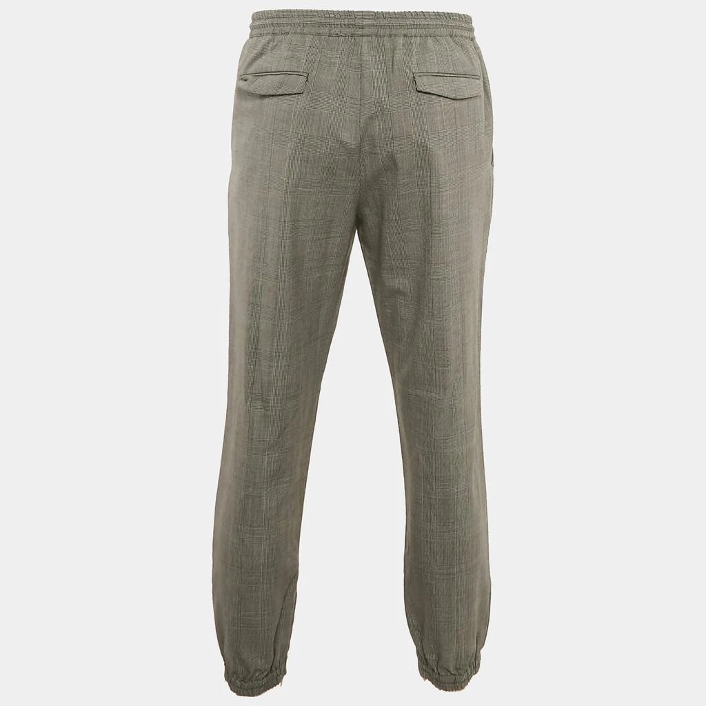 Dior Dior Homme Grey Prints Of Wales Wool Drawstring Jogger Pants 2