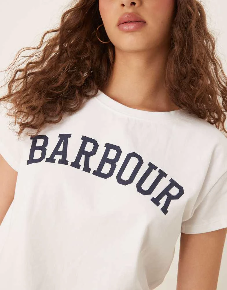 Barbour Barbour Northumberland classic t-shirt in white 3