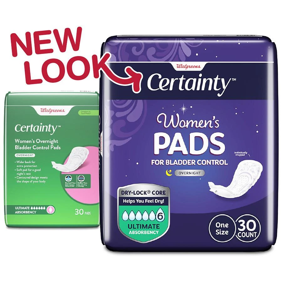 Walgreens Overnight Incontinence Pads, Ultimate Absorbency 3