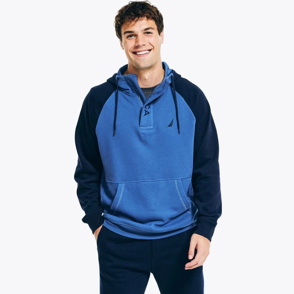 Nautica Nautica Mens Sustainably Crafted Pullover Hoodie 1