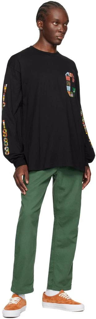 Carhartt WIP Green Flint Trousers 4