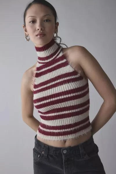 The Ragged Priest The Ragged Priest Drum High-Neck Sweater Vest Top 1
